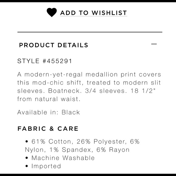 ANN TAYLOR LOFT SP MEDALLION SLIT SLEEVE DRESS - Picture 5 of 7